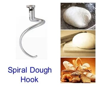 Spares for Planetary Mixer 7L - Hook Whisk — view 3