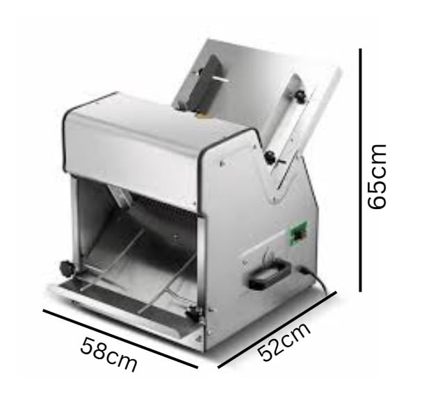 Electric Full SS Bread Slicer - 31 Blades 12mm Slice — view 2
