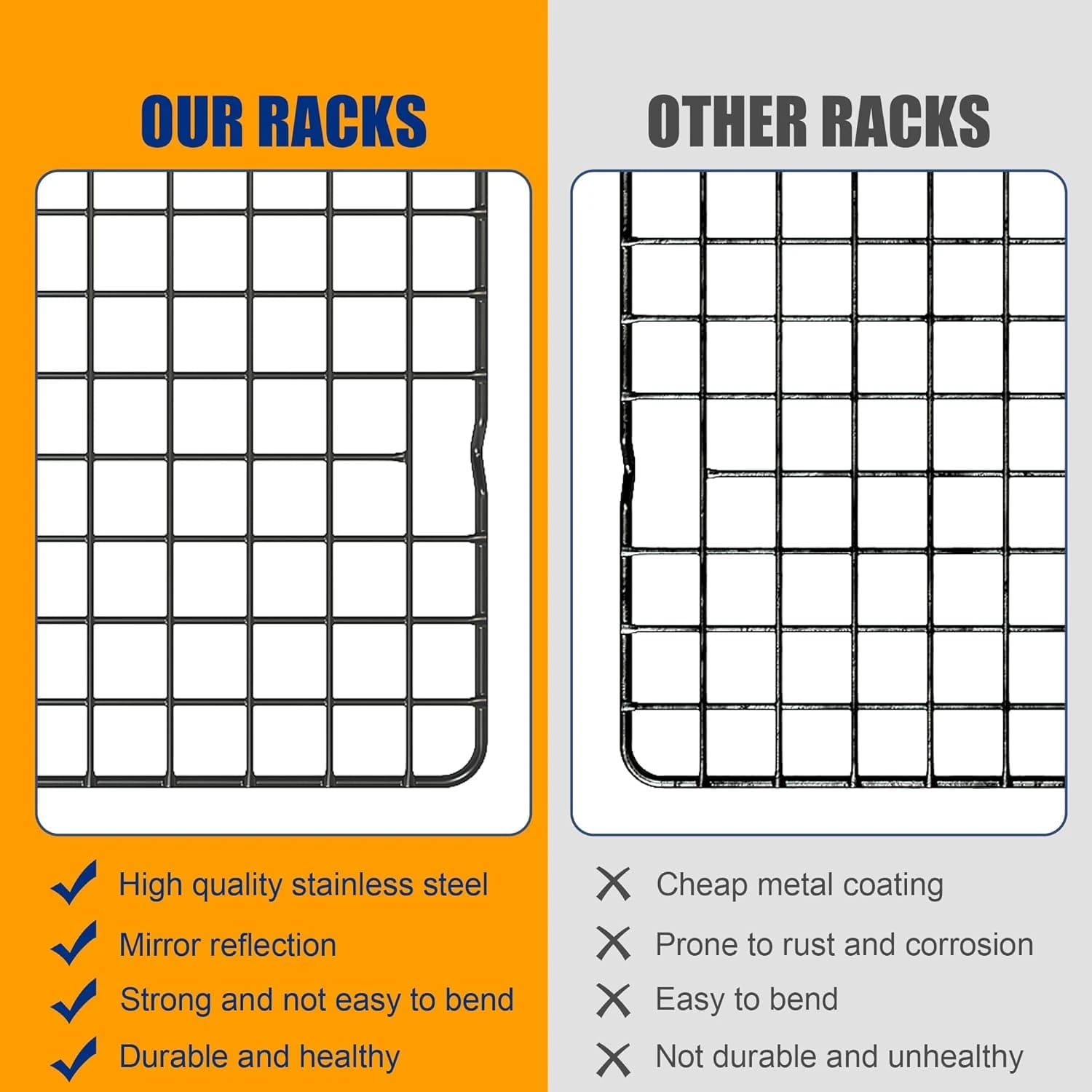 MS BBQ Grill Rectangle Rack — view 8