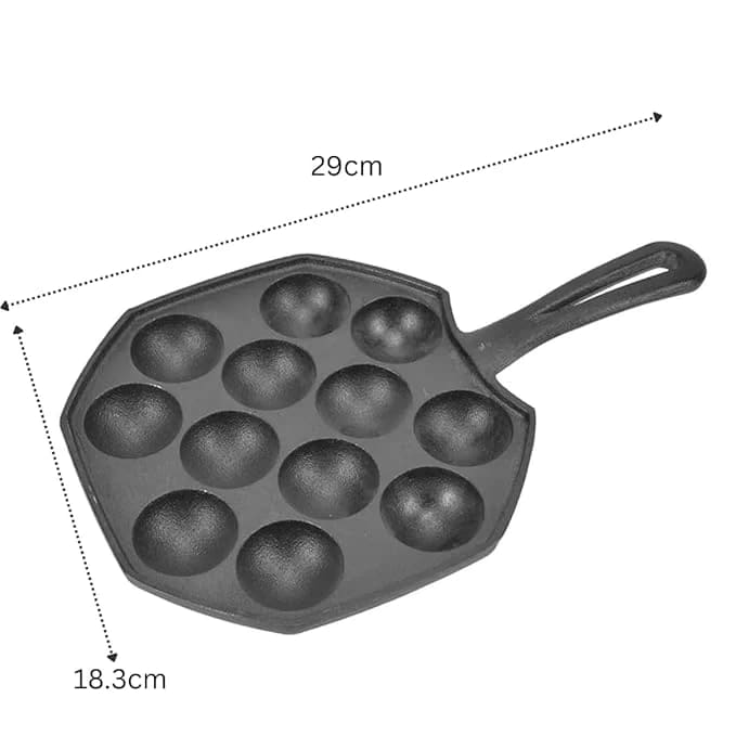 Cast Iron Pan with for Appe/Mini Idli — view 2