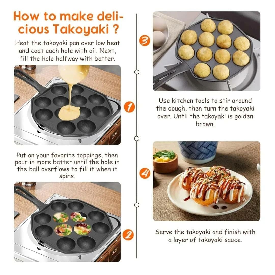 Cast Iron Pan with for Appe/Mini Idli — view 9