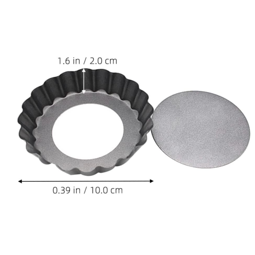Teflon Pizza Pan Plate with Curvy Edges and Removable Bottom — view 2