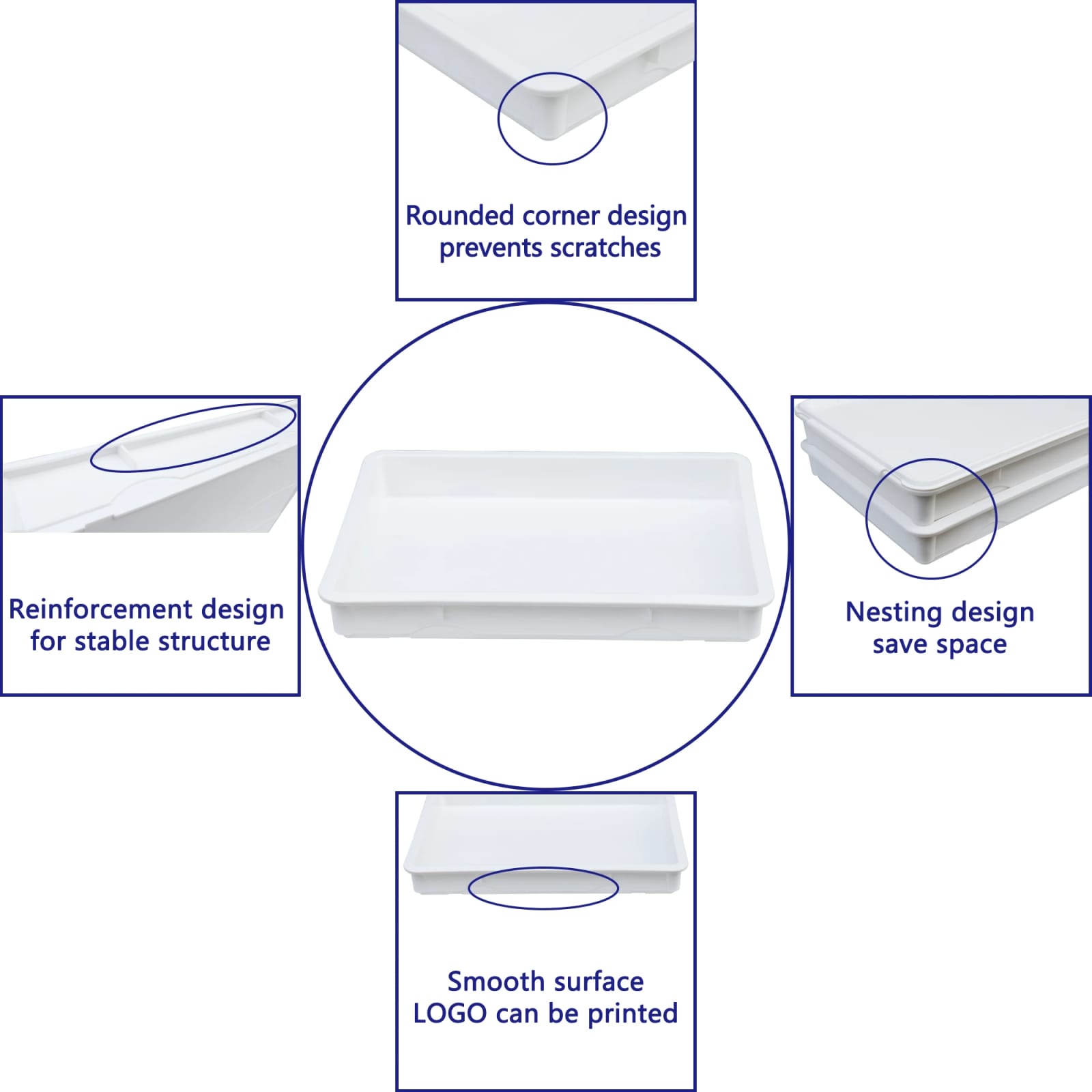 Plastic Dough Box with Lid — view 5