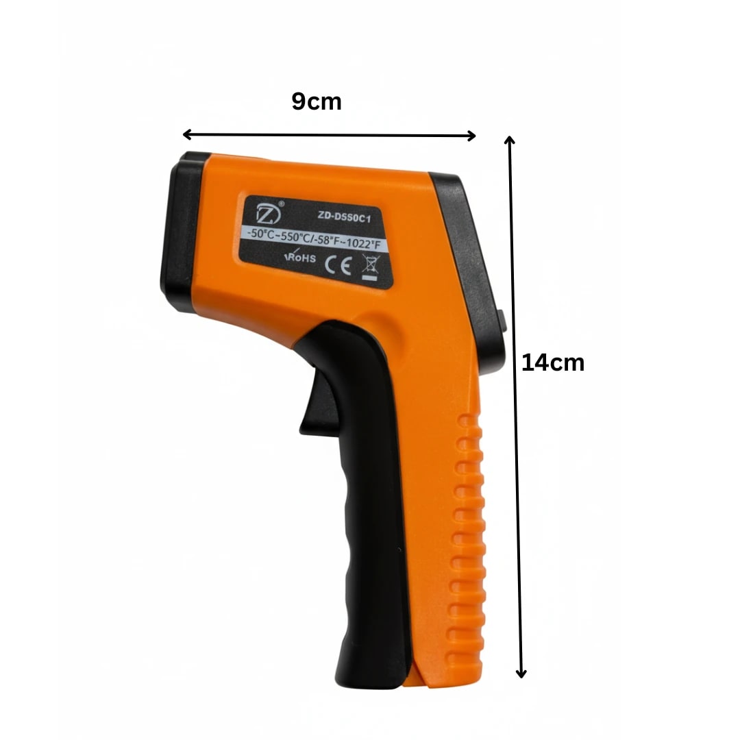 All Purpose Laser Thermometer Regular (Temp Range: -50°C to +550°C) — view 2