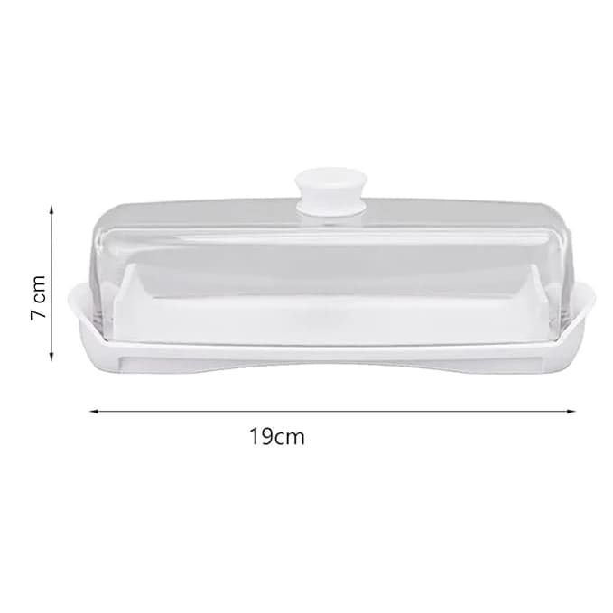 PC Butter Holder Tray with Lid & SS Butter Slicer Knife — view 2