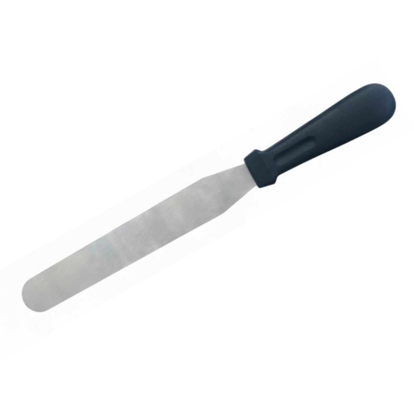 Plastic Black Handle Straight Palette Knife