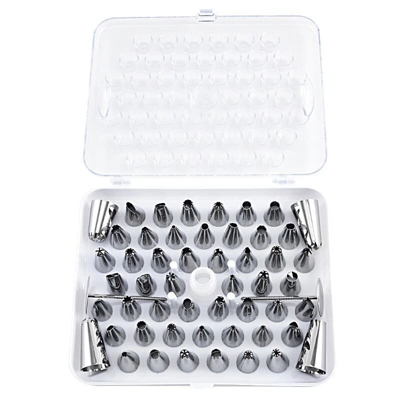 SS Nozzle 52pc in White Box - All Unique Designs