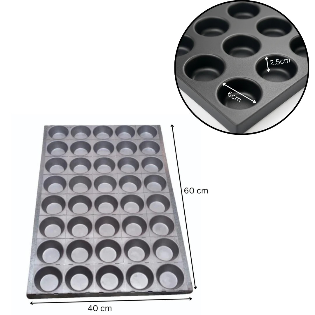 Teflon Coated Muffin Mould — view 2