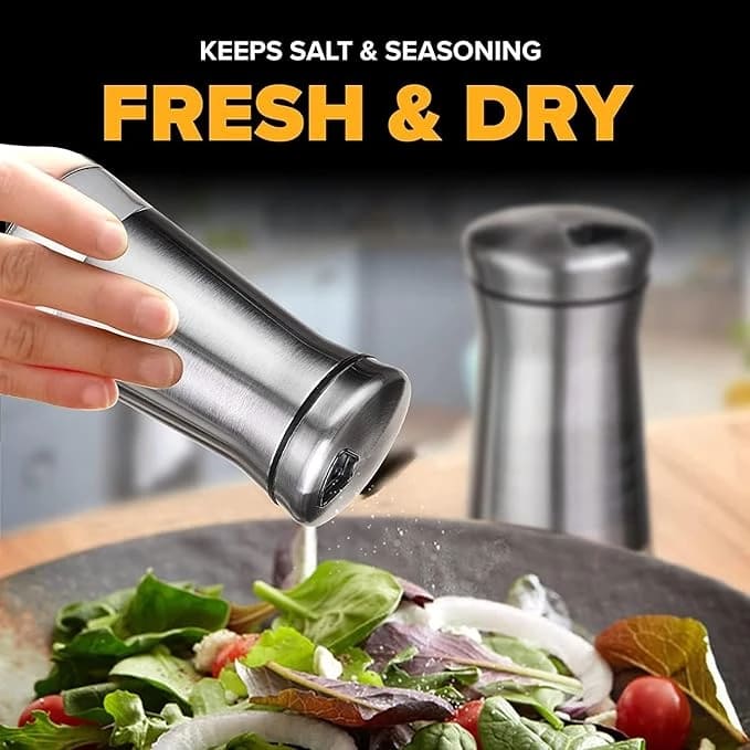 VAMA SS + Glass Salt & Pepper Set — view 3