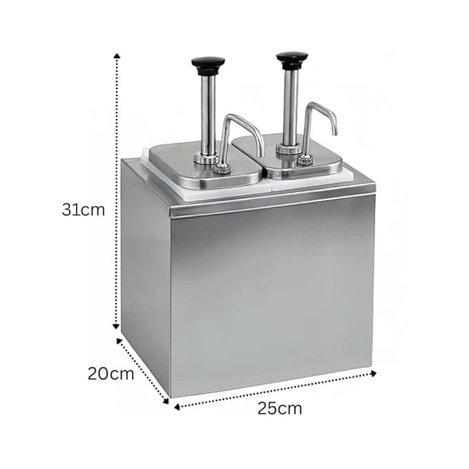 SS Tank SS Head Sauce Dispenser — view 2