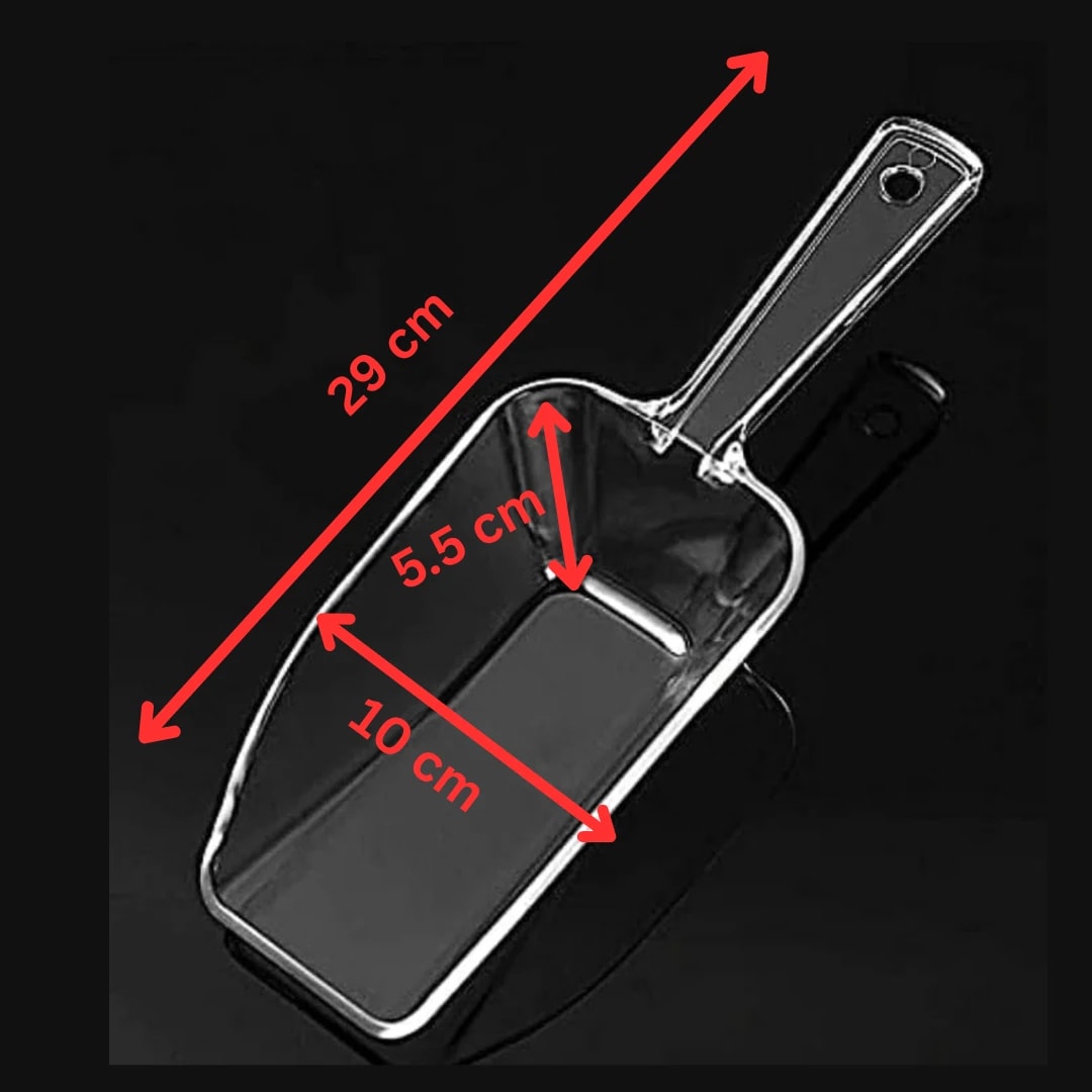 PC Grain/Ice Scoop with Flat Bottom — view 2
