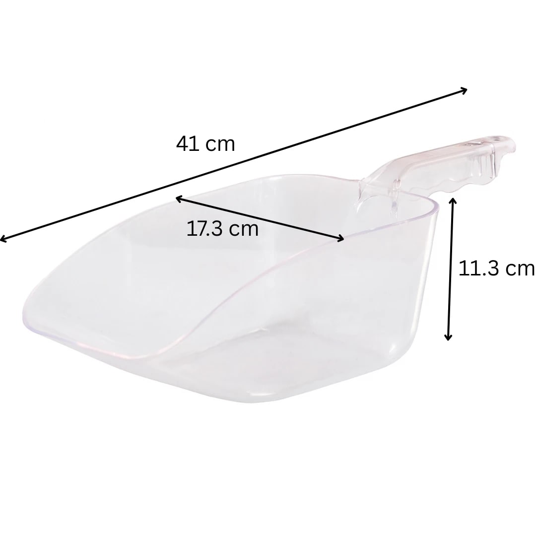 PC Grain/Ice Scoop with Flat Bottom — view 2