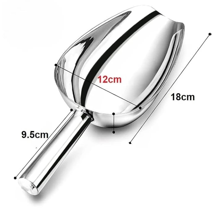 SS Heavy Grain/Ice Scoop — view 2