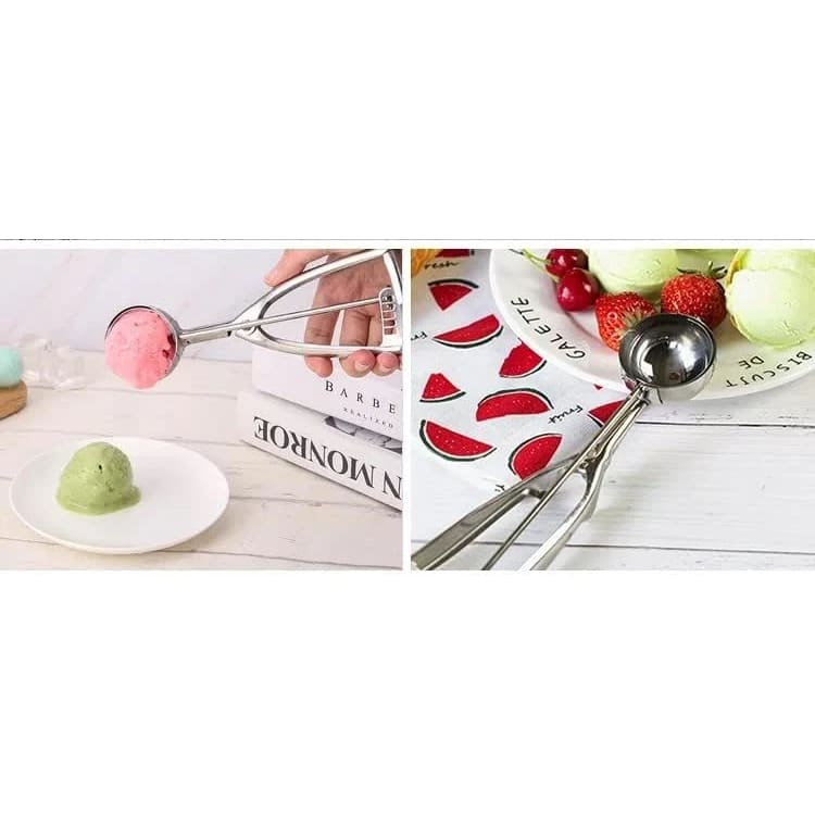 SS Ice Cream Scoop with Spring — view 7