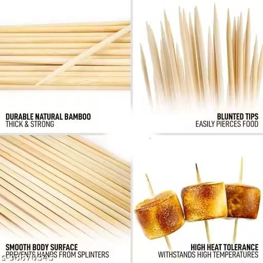 Wooden Potato Sticks | Thickness: 0.5cm | Quantity ~ 50pp — view 5