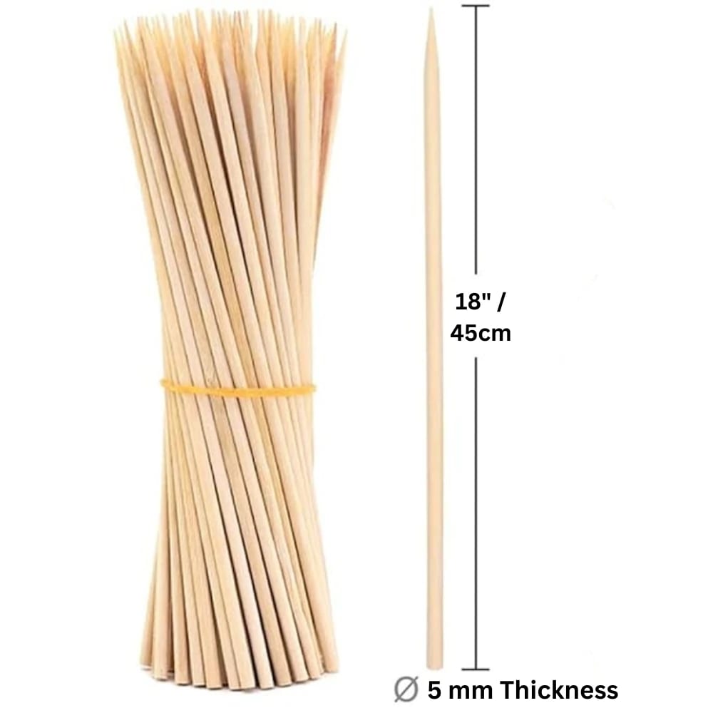 Wooden Potato Sticks | Thickness: 0.5cm | Quantity ~ 50pp — view 2