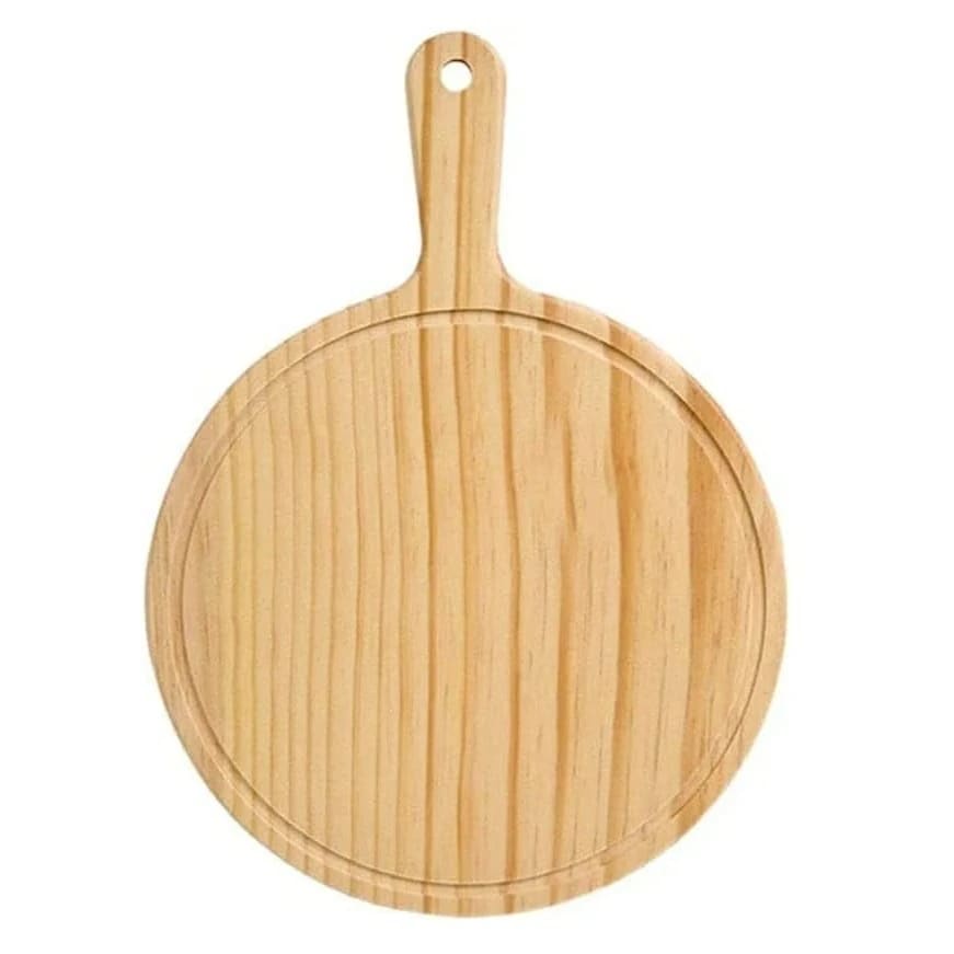 Wooden Round Pizza Bat