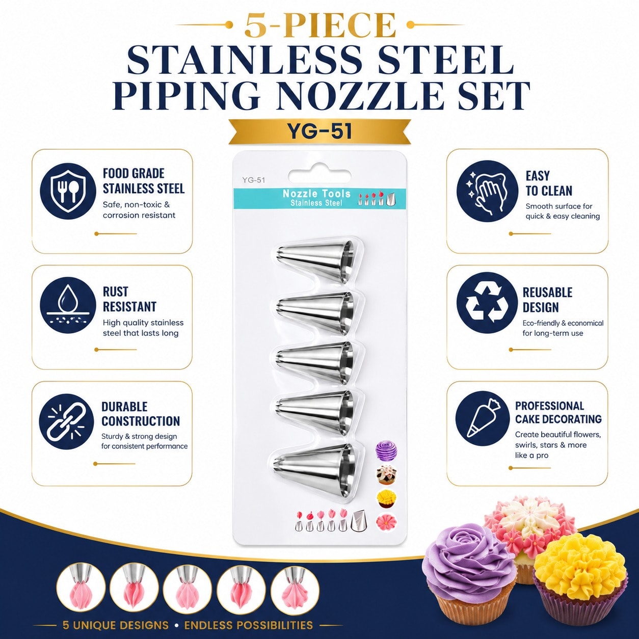 SS Nozzle 5pc - YG51 — view 4