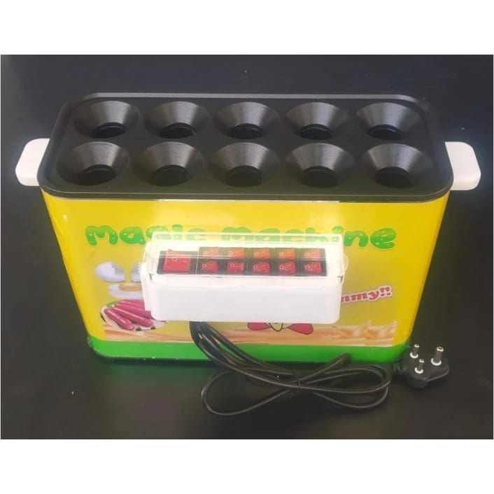 Electric 10 Slot Egg Roller/Sausage Machine — view 4