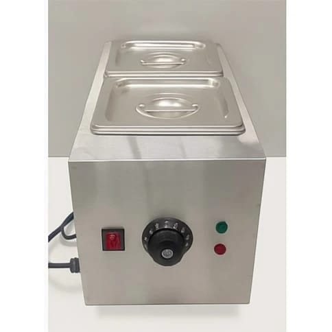 Electric Choco/Cheese Melter - 2 Compartments (2 GN Pans of 1/6 150mm ~ 2.25L/Pan) — view 7