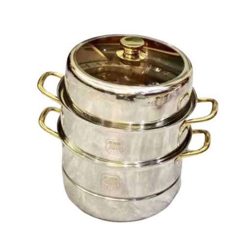 Gold + SS Premium 2 Layers Manual Corn/Momo/Rice Steamer — view 2