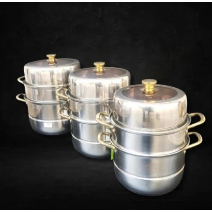 Gold + SS Premium 2 Layers Manual Corn/Momo/Rice Steamer — view 5