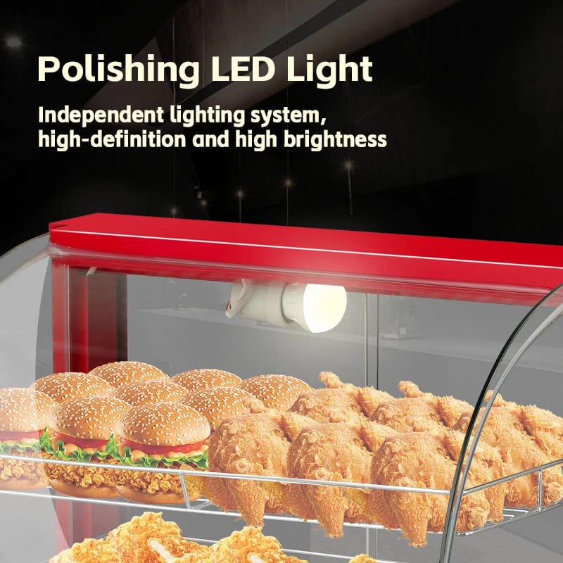 Electric 3 Layer Red Warming Showcase - Curved Model — view 4