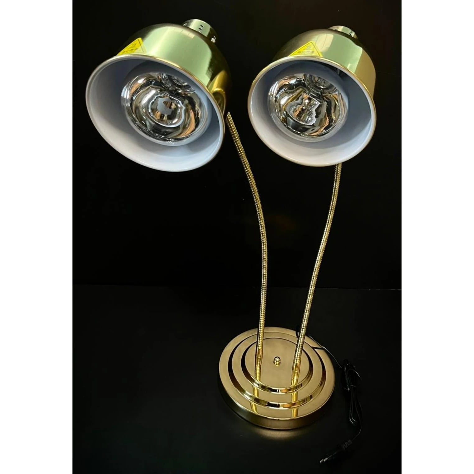 Electric Tiltable Double Head U-Shaped Food Lamp Warmer with Two Bulbs of 275W Each Standing Model — view 8