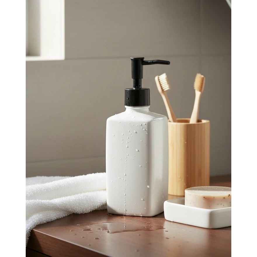 VAMA Glass Soap Dispenser - 480ml — view 3