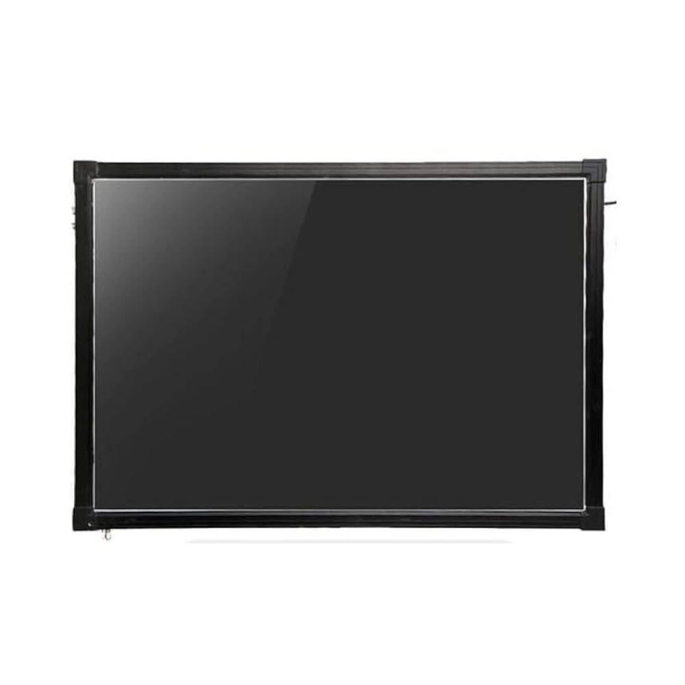 LED Writing Board - MS Black Frame | Hanging + Wall Mountable Model | Marker Set | Cleaning Cloth | Display Area: 50x70cm