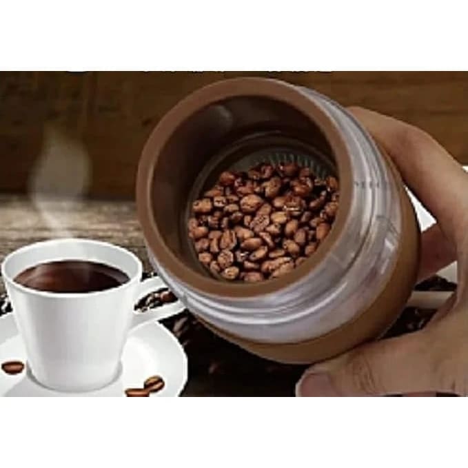 Electric Portable Coffee Bean Grinder / Filter Coffee Maker — view 3