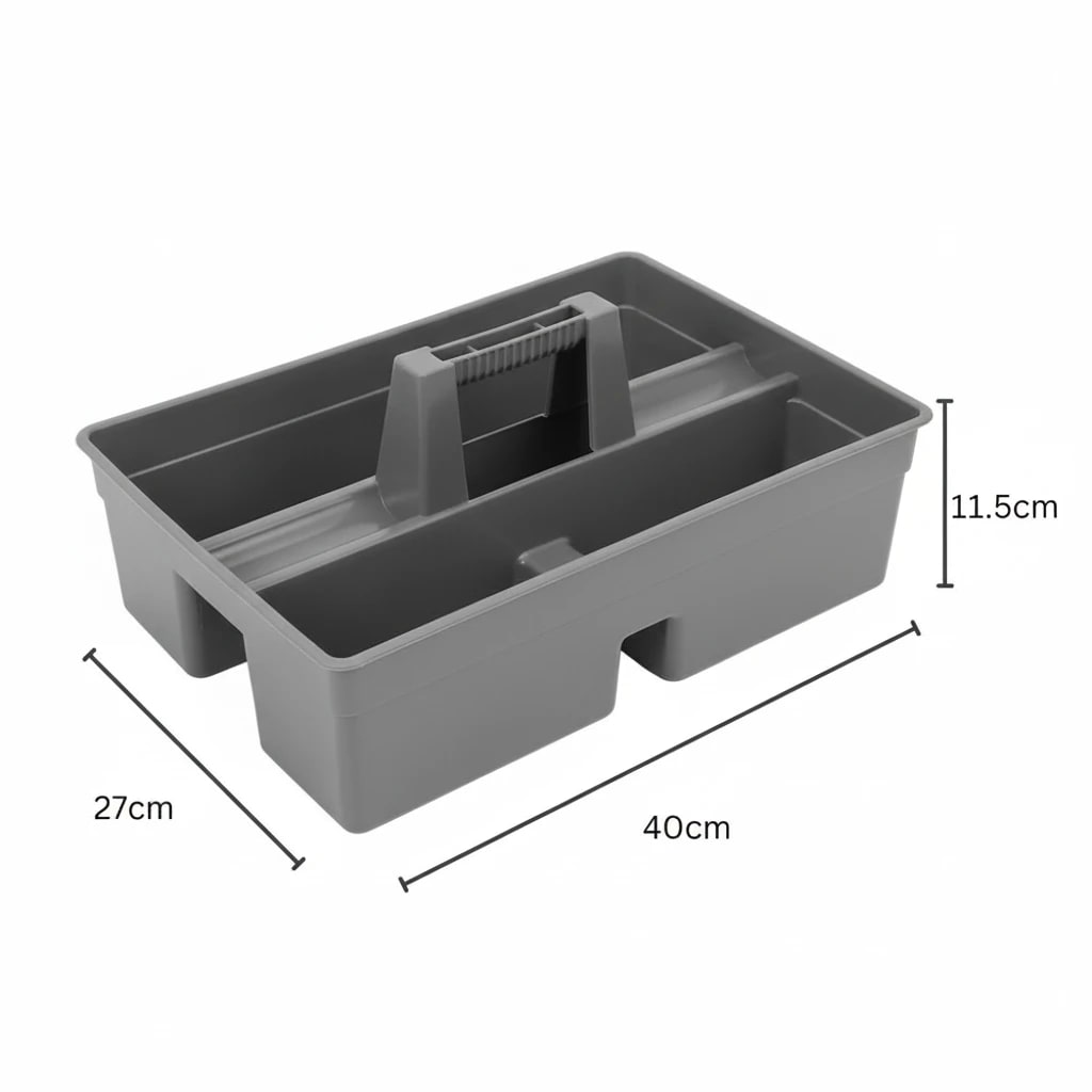 Plastic Table Cleaning Carrying Tool Basket — view 2