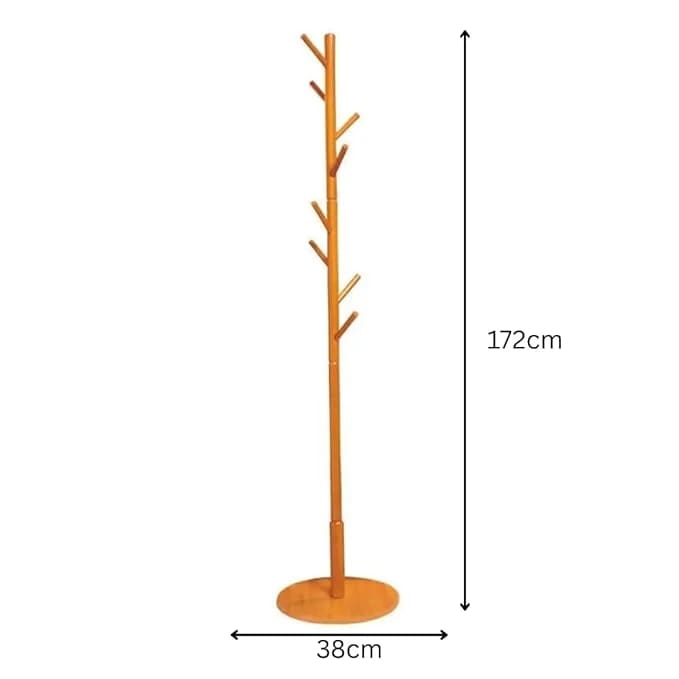 Wooden Jacket/Coat/Cloth Hanger with Stand — view 2