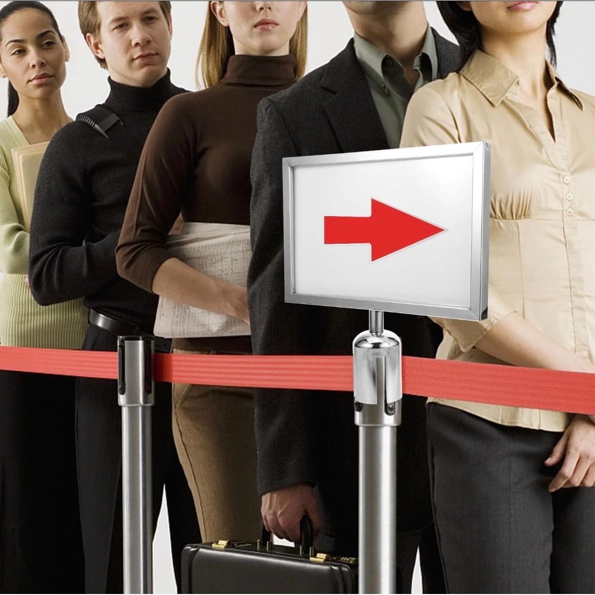 Premium Horizontal A4 Size Display Boards - Attachments on Queue Managers — view 6