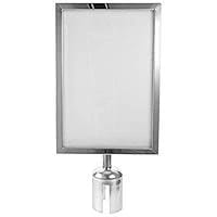 Premium Vertical A4 Size Display Boards - Attachments on Queue Managers