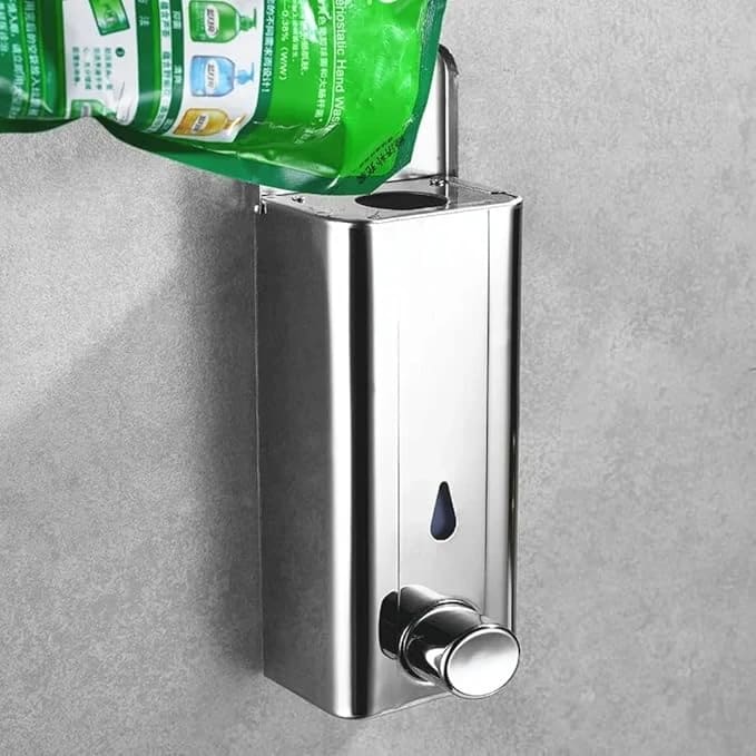 SS Premium Soap Dispenser with Manual Press Function - 350ml — view 4