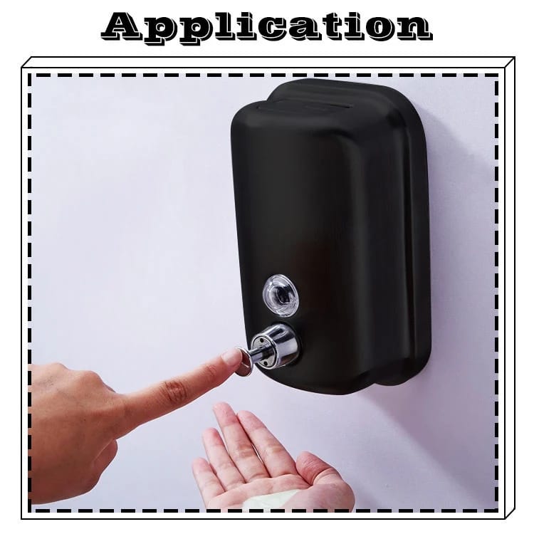SS Soap Dispenser with Manual Press Function - 800ml — view 3