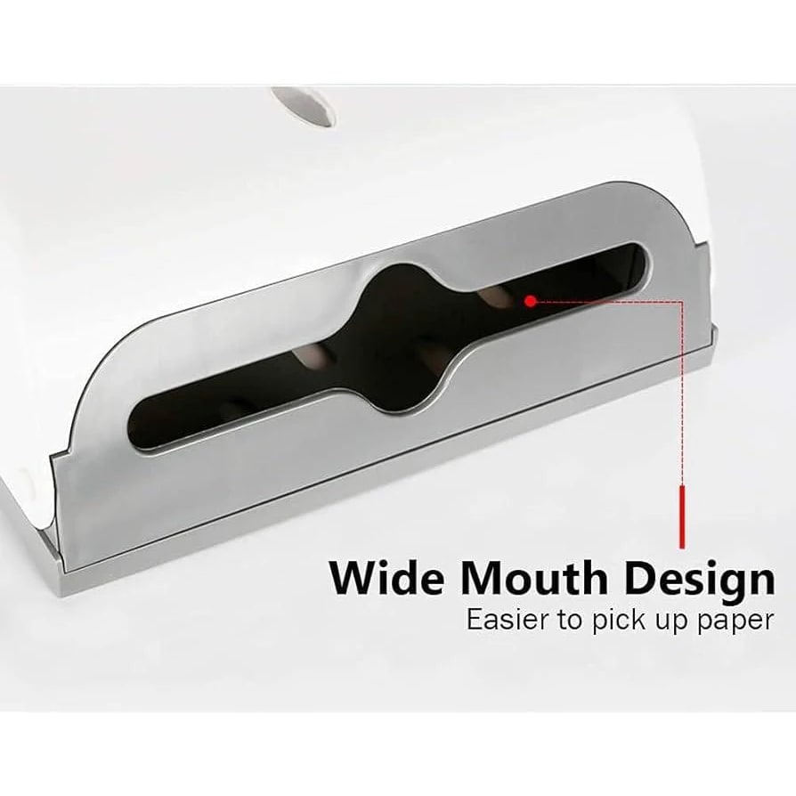 Plastic Heavy Wall Mountable Rectangle Tissue Holder — view 9