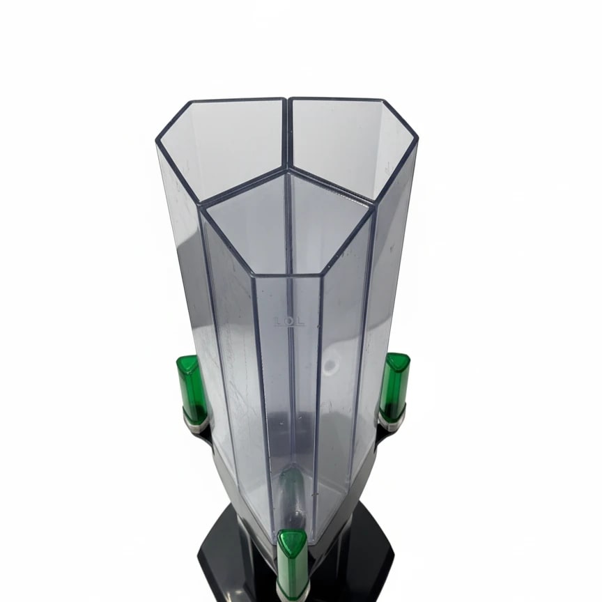 Beer Tower with 3 Green Taps - LED Backlight | 3 Compartments 3 Flavours | 3L — view 3