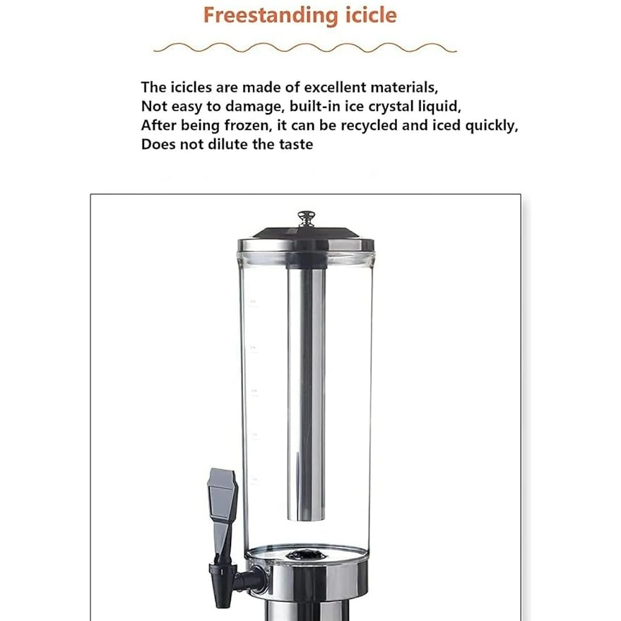 Beer Tower with SS Gel Based Ice Tube & LED Lights - 3L — view 4