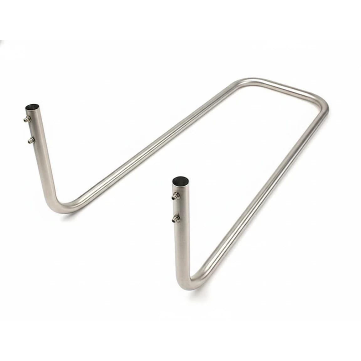 Premium Fibre White Glass Rack Trolley — view 5