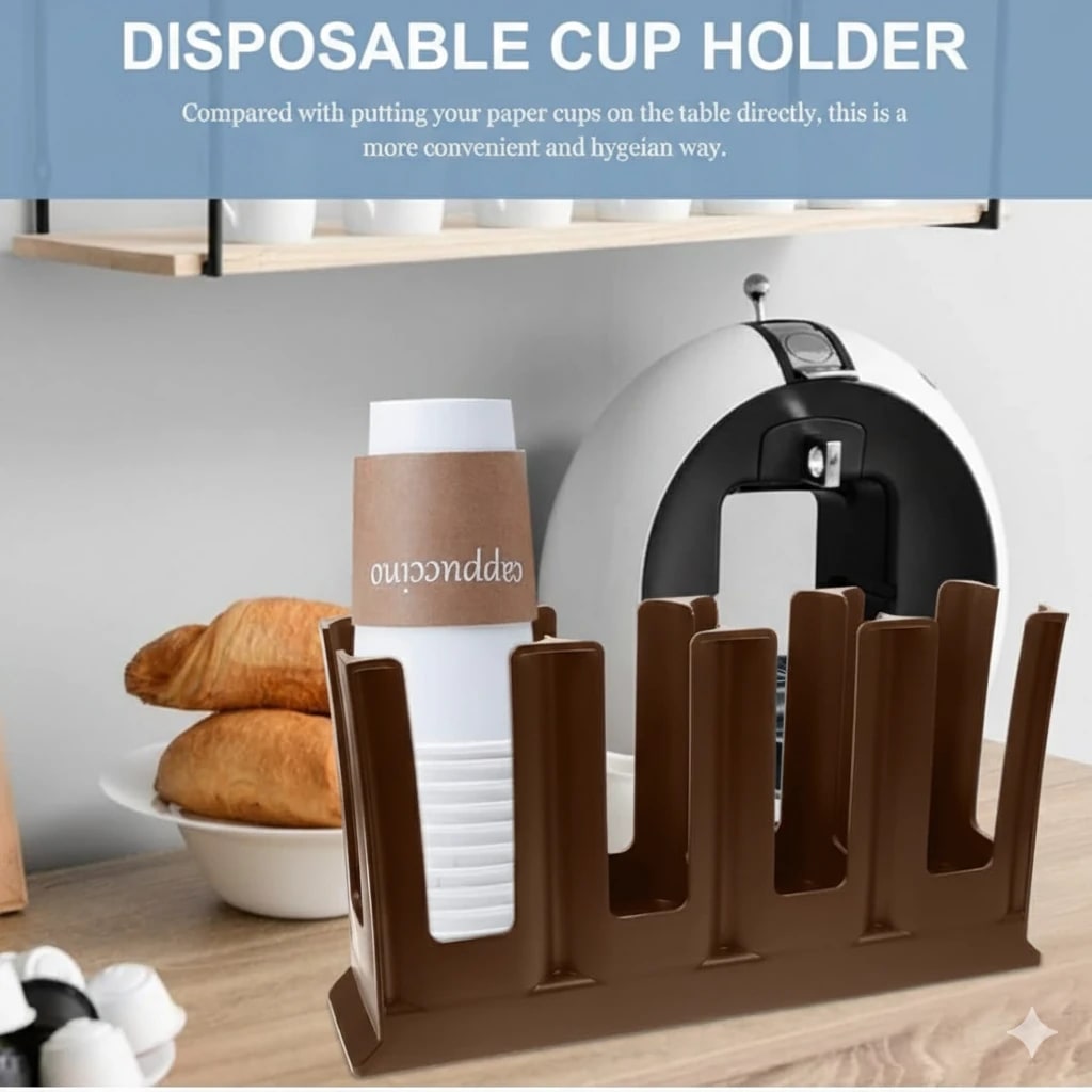 ABS Fibre Straight 4 Slot Cup Holder — view 5