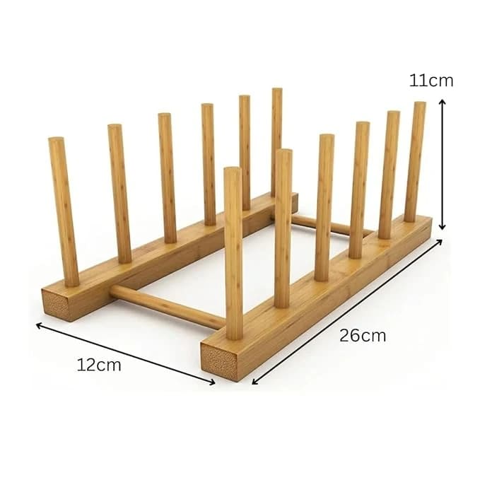 Wooden Multipurpose Bamboo Rack — view 2