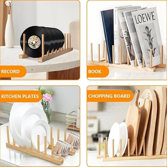 Wooden Multipurpose Bamboo Rack — view 3