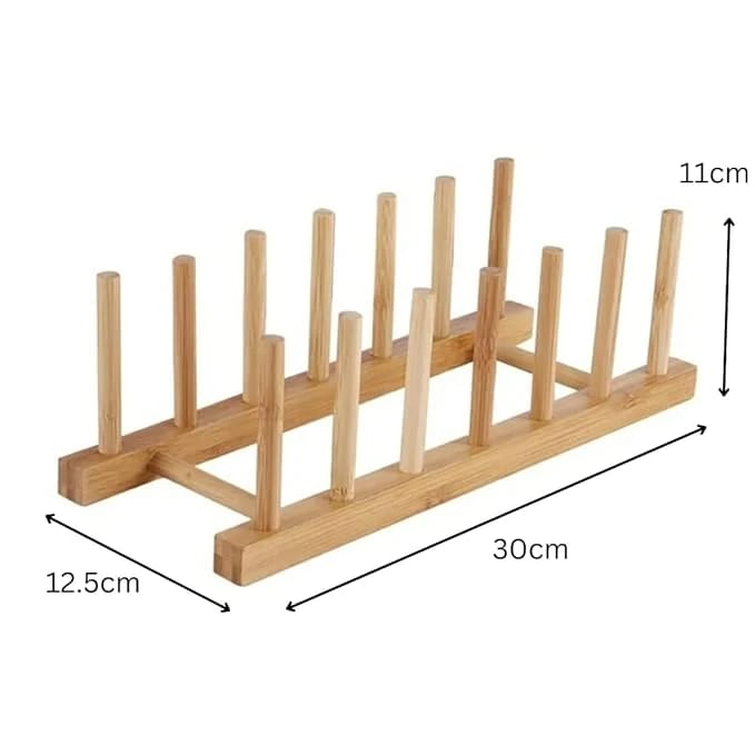 Wooden Multipurpose Bamboo Rack — view 2