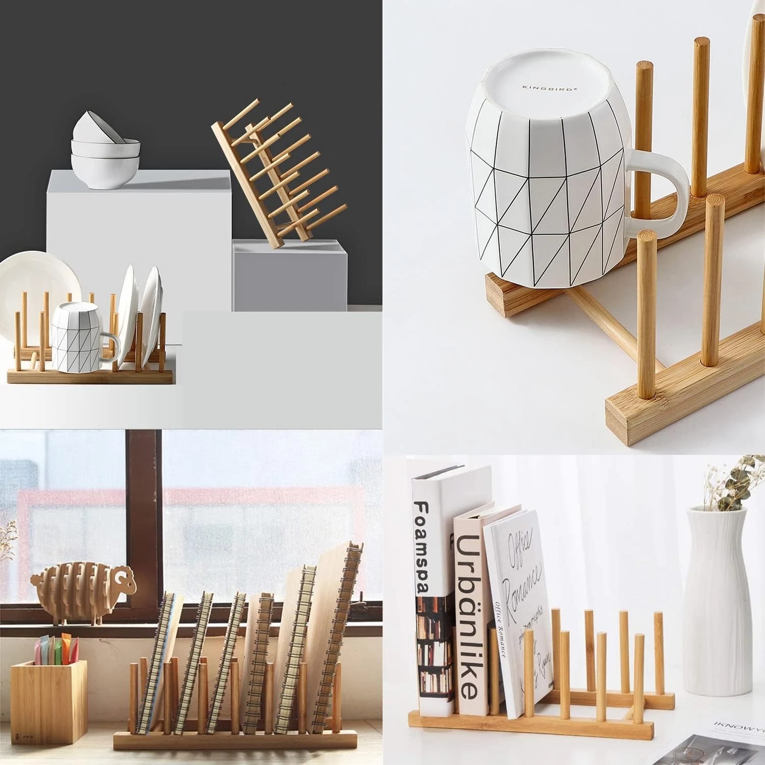 Wooden Multipurpose Bamboo Rack — view 7