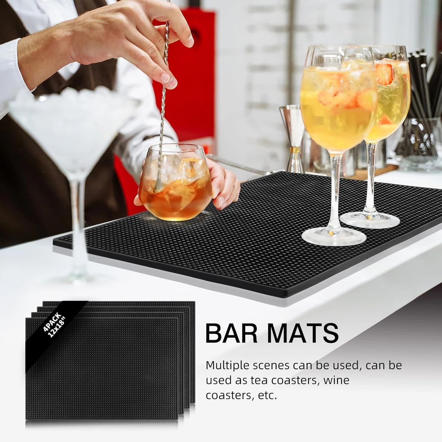 Rectangle Bar Mat — view 6