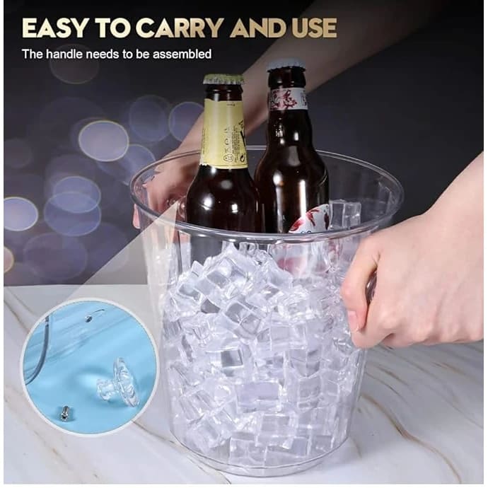 PC Heavy Cylindrical Shaped Ice Bucket — view 5