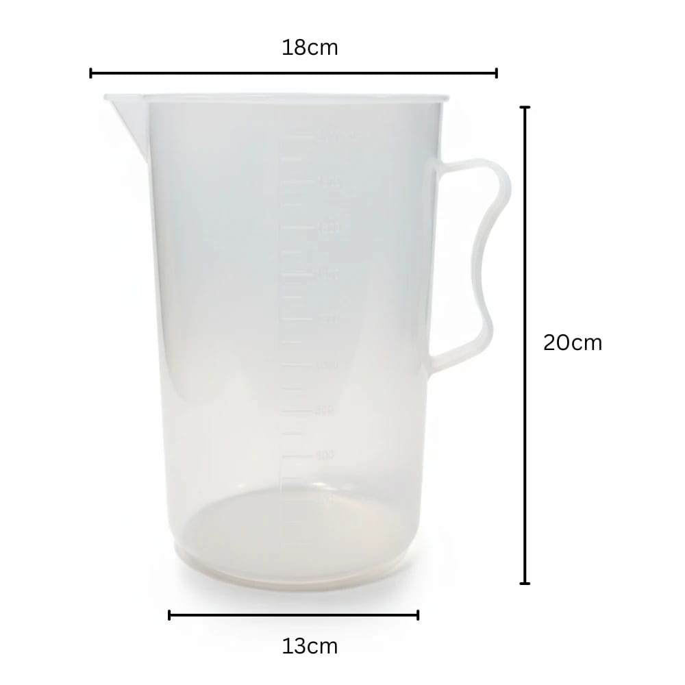 Virgin Plastic ECO Jugs with Measurements — view 2
