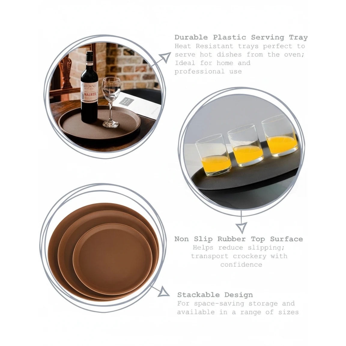 Anti Skid Tray - Heavy| Round | 16" — view 9